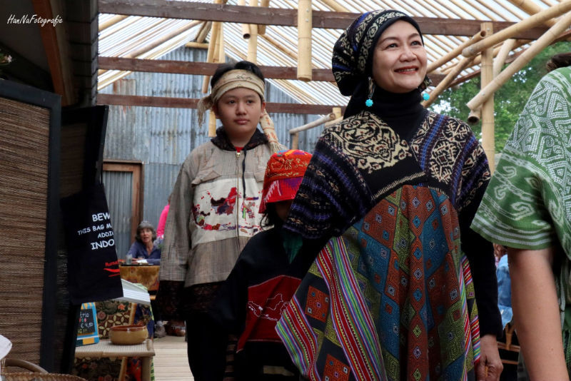 Spectaculaire modeshow tijdens de Pasar Ikat