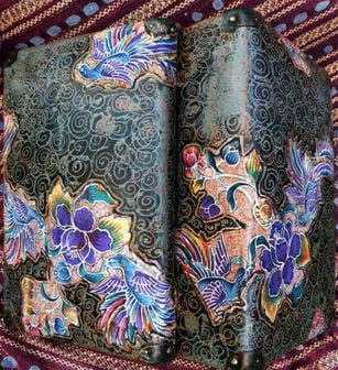 Batikken op papier